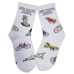 Deke Slayton Memorial Space & Bicycle Museum Socks