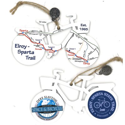 Elroy-Sparta Trail Bicycle Ornament