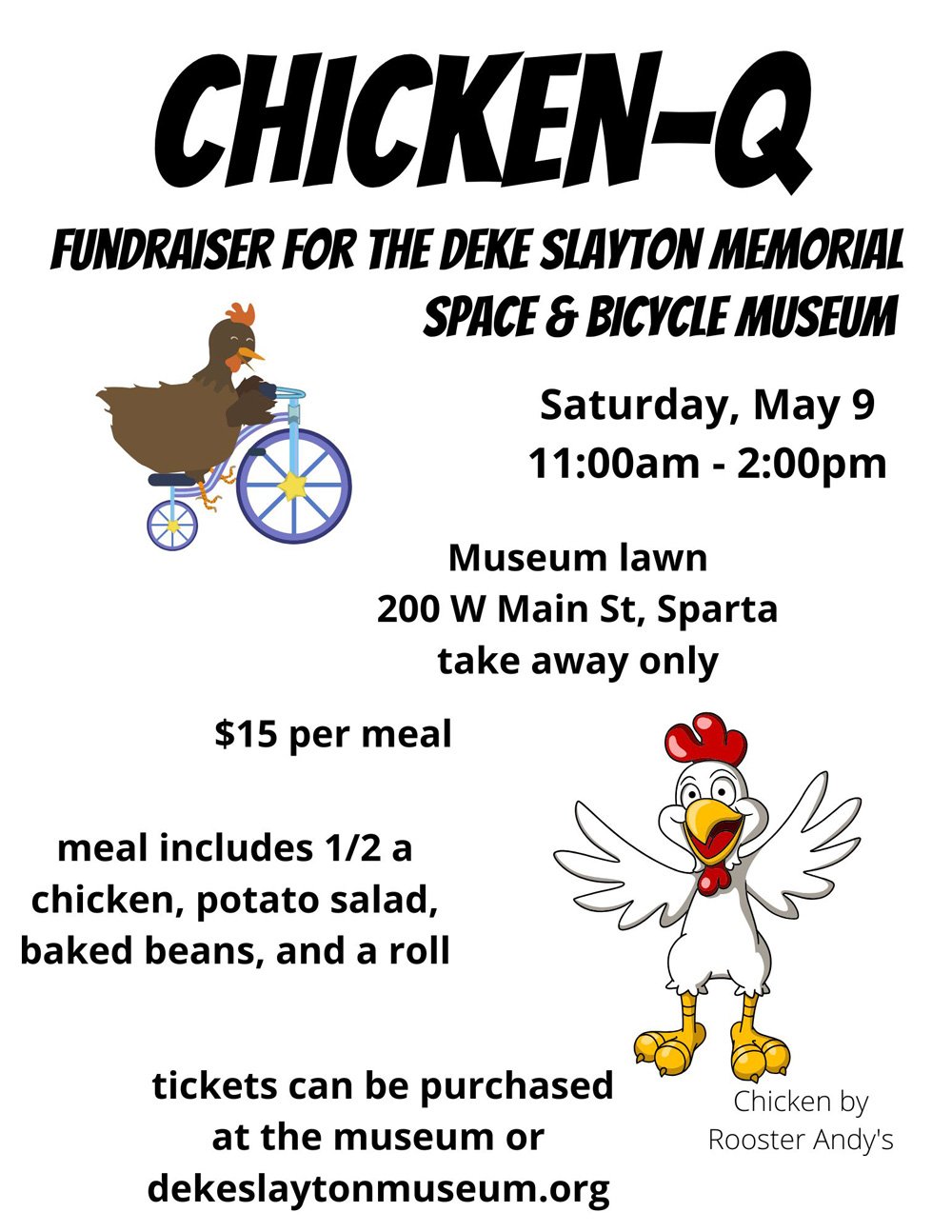 Deke Slayton Chicken Q Fundraiser