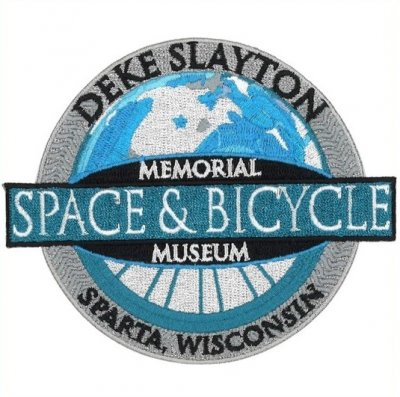Deke Slayton Memorial Space & Bicycle Museum Logo Patch